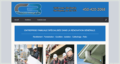 Desktop Screenshot of constructionbelangeretfils.com